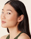 “Blade” Baguette Hoop Earrings