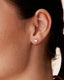 “Blade” Baguette Hoop Earrings