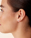 “Blade” Baguette Hoop Earrings