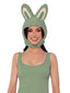 Fuzzy Bunny Ear Knit Hat