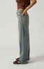 Kira Wide-Leg Vintage Wash Jeans