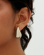 "Aurie" Sculptural Drop Earrings