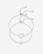 "Luna" Heart Duo Adjustable Bracelet