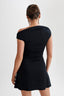 Veliora | Off-Shoulder Ruched Bodycon Mini Dress