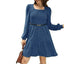 Zovira | Ribbed Knit Long Sleeve Sweater Dress