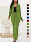 “Alina” Structured Blazer & Wide-Leg Pant Set