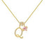 "Amelie" Cursive Letter Charm Necklace