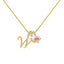 "Amelie" Cursive Letter Charm Necklace