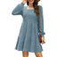 Zovira | Ribbed Knit Long Sleeve Sweater Dress