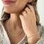 “Ivy” Dual Strand Pavé Necklace