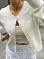 "Tavi" Ribbed Knit Button Cardigan