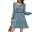 Zovira | Ribbed Knit Long Sleeve Sweater Dress