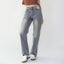 Lila Adjustable Waist Straight Jeans