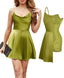 "Zola" Satin Slip Mini Dress