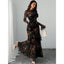 "Evelyn" Vintage Floral Tiered Maxi Dress