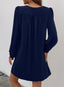 Veloria | A-Line Ruffle Sleeve V-Neck Mini Dress