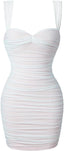 “Suri” Ruched Bodycon Mini Dress