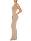 "Serelith" One-Shoulder Maxi Dress