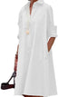 🎀 "Isla" Oversized Shirt Dress