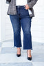 Emilia Cropped Kick Flare Jeans