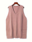 Novaira | Solid V-Neck Sweater Vest