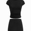 The “Phoebe” Polka Dot Crop Top & Mini Skirt Set