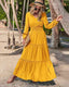 "Veloura" Tiered Maxi Dress