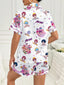 "Dream Squad" Printed Pajama Set