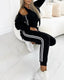 Rhea | Varsity Stripe Lounge Set