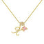 "Amelie" Cursive Letter Charm Necklace