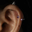 "Nova" Titanium Gem Nose Rings (Set)
