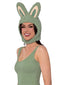 Fuzzy Bunny Ear Knit Hat