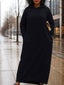 "Zeralle" Hoodie Maxi Dress