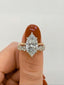 "Nova" Hidden Halo Solitaire Ring