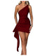 Eloria | One-Shoulder Ruched Mini Dress