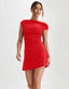 Veliora | Off-Shoulder Ruched Bodycon Mini Dress