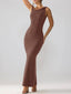 "Serelith" One-Shoulder Maxi Dress
