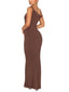 "Serelith" One-Shoulder Maxi Dress