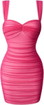 “Suri” Ruched Bodycon Mini Dress