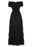 "Viola" Boho Tiered Maxi Dress