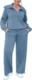 "Luna" Luxe Lounge Zip Set
