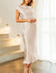 "Helena" Satin Midi Dress