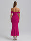 Veyora | Off The Shoulder Corset Maxi Dress