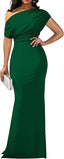 "Soraya" Off-Shoulder Evening Gown