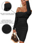 "Zara" One-Shoulder Ruched Mini Dress