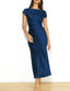"Helena" Satin Midi Dress