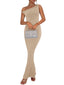 "Serelith" One-Shoulder Maxi Dress