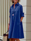 🎀 "Isla" Oversized Shirt Dress