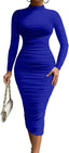🔥 "Simone" Long Sleeve Bodycon Midi
