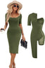 🔥 "Jess" Shapesculpt Midi Dress